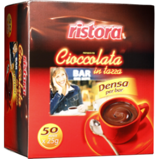 Шоколадний напій Ristora CIOCCOLATA DENSA BAR BARATTOLO порційний 50 шт