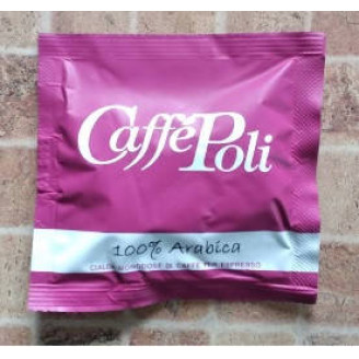 Кава в чалдах (монодоза), 100% Арабіка  Caffe Poli 100% Арабіка монодози 100шт