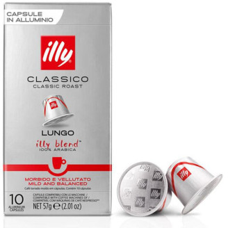 Кава в капсулах Illy Nespresso Classico Lungo в капсулах 10 шт