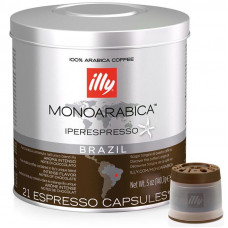 Кофе  в капсулах Illy IperEspresso Monoarabica Brazil ж/б капсулы 21 шт.