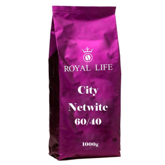 Кава в зернах Royal Life 60/40 City Netwite  в зернах 1 кг