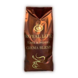 Кава в зернах Royal Life Crema Slow Roast  в зернах 1 кг