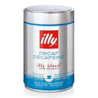 Кава в зернах, Кава без кофеїну Illy Caffe Decaffeinato зерно ж/б 250 г