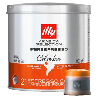 кави в капсулах Illy IperEspresso Monoarabica Colombia ж/б капсулы 21 шт