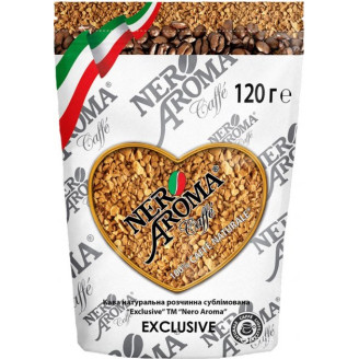 Кава розчинна Nero Aroma Caffe Exclusive 120 г