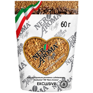Кава розчинна Nero Aroma Caffe Exclusive 60 г