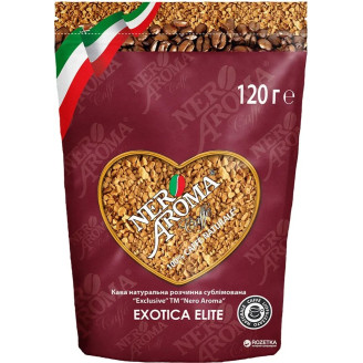 Кава розчинна Nero Aroma Caffe Exotica Elite 120 г