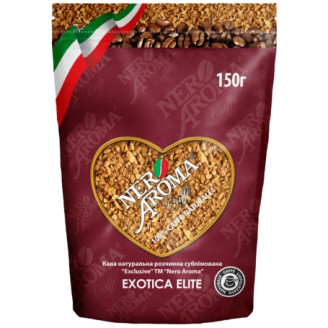Кава розчинна Nero Aroma Caffe Exotica Elite 150 г