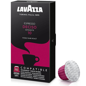 Кава в капсулах Lavazza Nespresso Deciso в капсулах 10 шт