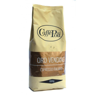 Кава в зернах Caffe Poli Oro Vending в зернах 1 кг