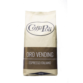 Кава в зернах Caffe Poli Oro Vending в зернах 1 кг