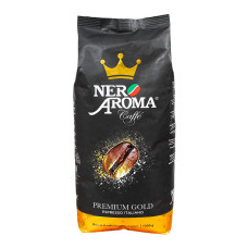 Кава в зернах Nero Aroma Premium Gold зерно 1 кг