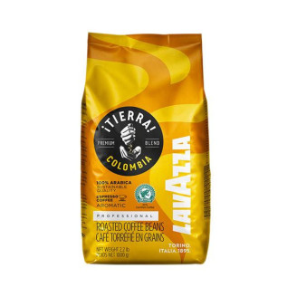 Кава в зернах Lavazza Tierra Colombia в зернах 1 кг 