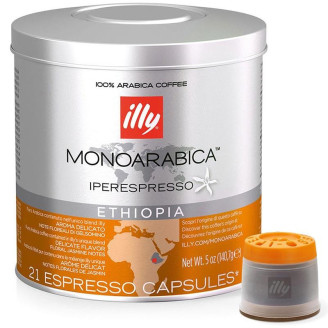 кави в капсулах Illy IperEspresso Monoarabica Ethiopia ж/б капсулы 21 шт. 