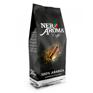 Кава в зернах Nero Aroma Exclusive 100% Arabica зерно 1кг 