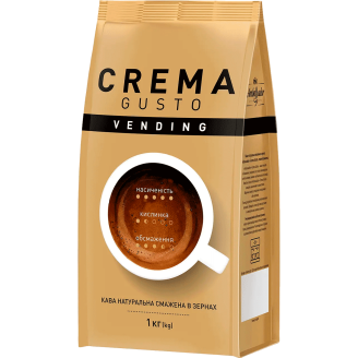 Кава в зернах Ambassador Crema Gusto Vending зерно 1кг