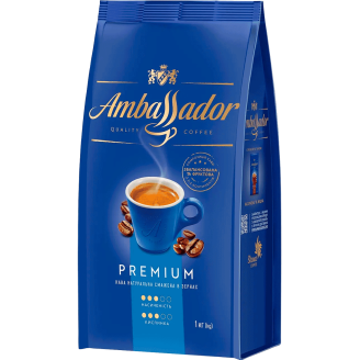 Кава в зернах Ambassador Premium 1 кг