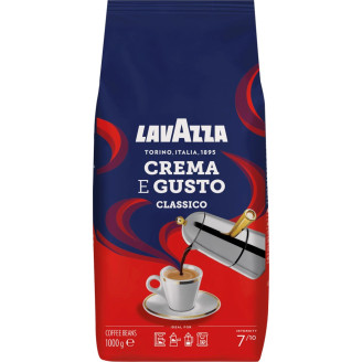 Кава в зернах Lavazza Crema e Gusto  зерно 1кг