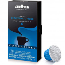 Кава в капсулах Lavazza Decaffeinato Ricco в капсулах 10 шт