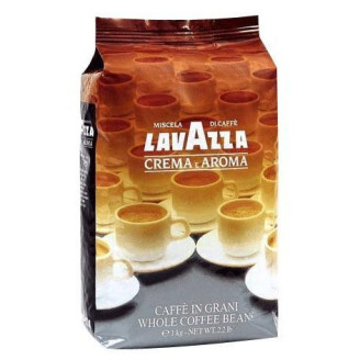 Кава в зернах Lavazza Crema E Aroma зерно 1 кг